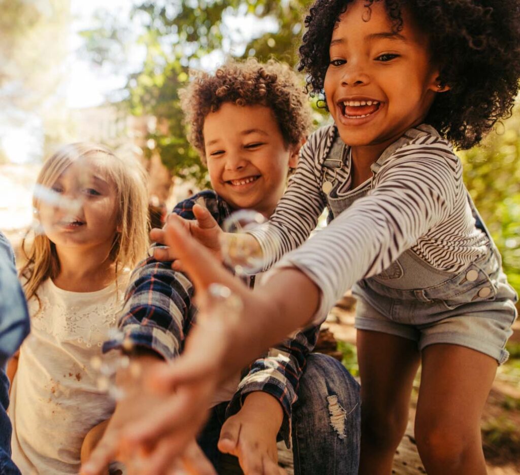 Kids playing